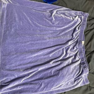 SHEIN Lavender Velvet Skirt